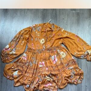 Free People boho mini dress